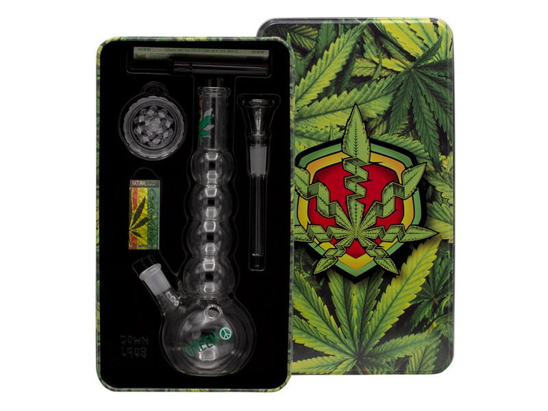 Glasbong Set "Weed dud", 24cm