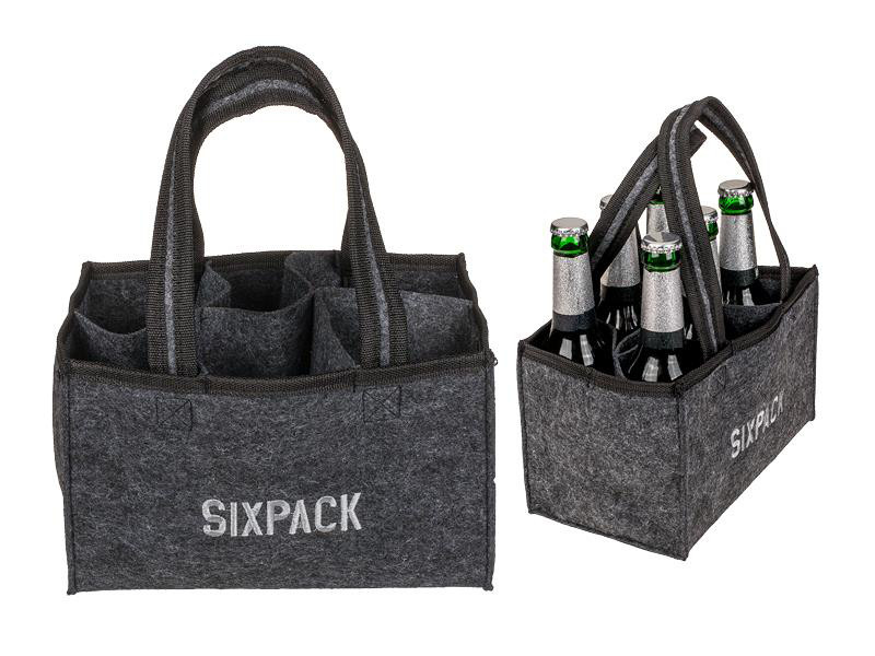 Tasche für Sixpack aus Filz